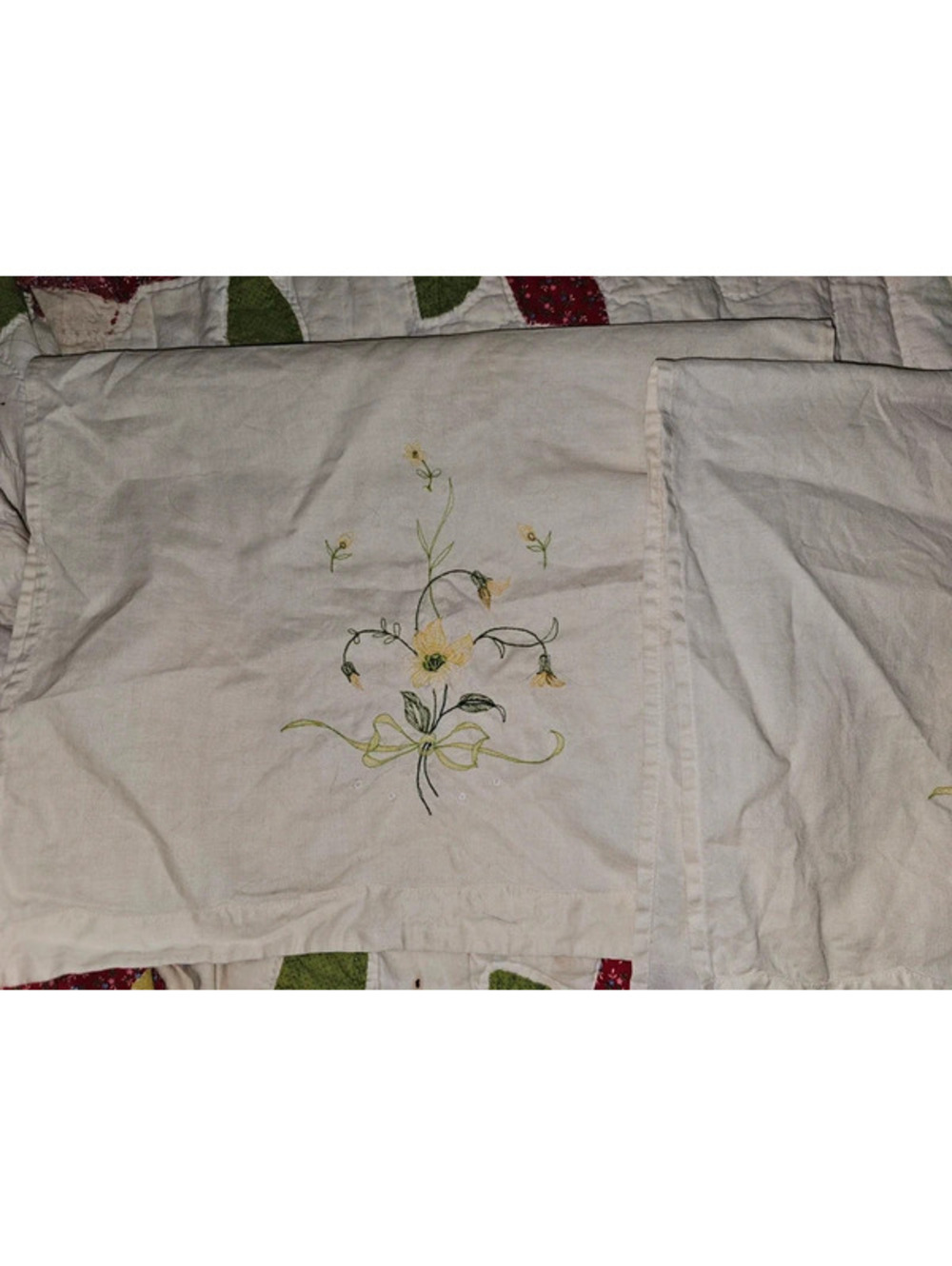 2 embroidered Tea Towels